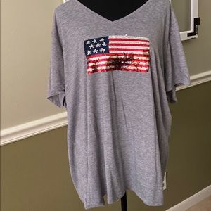American Flag t-shirt
